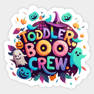 Halloween Daycare Teacher Cute Toddler Boo Crew Pre-K Kids Sticker